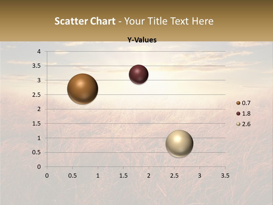A Field Of Grass With The Sun In The Background PowerPoint Template