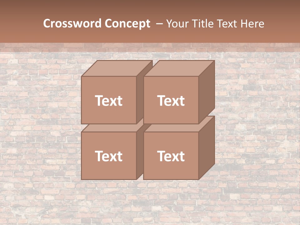 A Brick Wall Powerpoint Presentation Template PowerPoint Template
