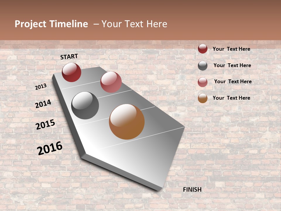 A Brick Wall Powerpoint Presentation Template PowerPoint Template