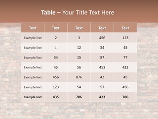 A Brick Wall Powerpoint Presentation Template PowerPoint Template