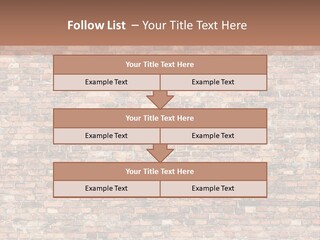 A Brick Wall Powerpoint Presentation Template PowerPoint Template