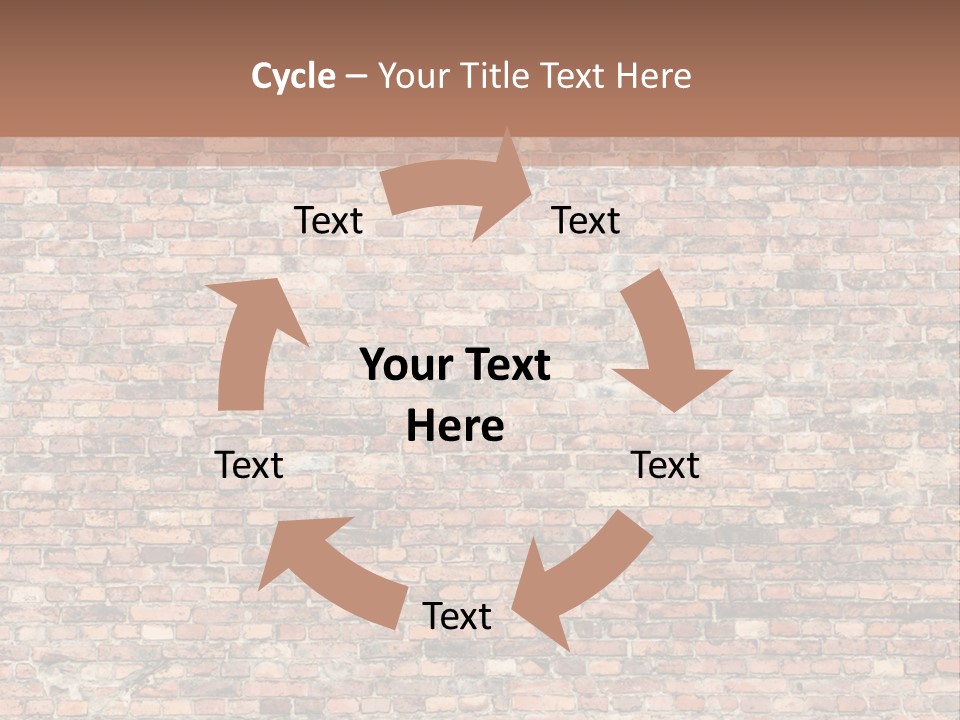 A Brick Wall Powerpoint Presentation Template PowerPoint Template