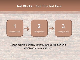 A Brick Wall Powerpoint Presentation Template PowerPoint Template