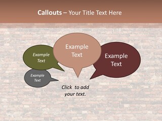 A Brick Wall Powerpoint Presentation Template PowerPoint Template