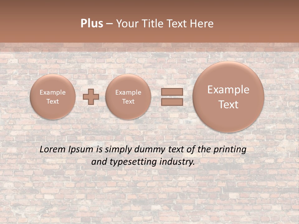 A Brick Wall Powerpoint Presentation Template PowerPoint Template