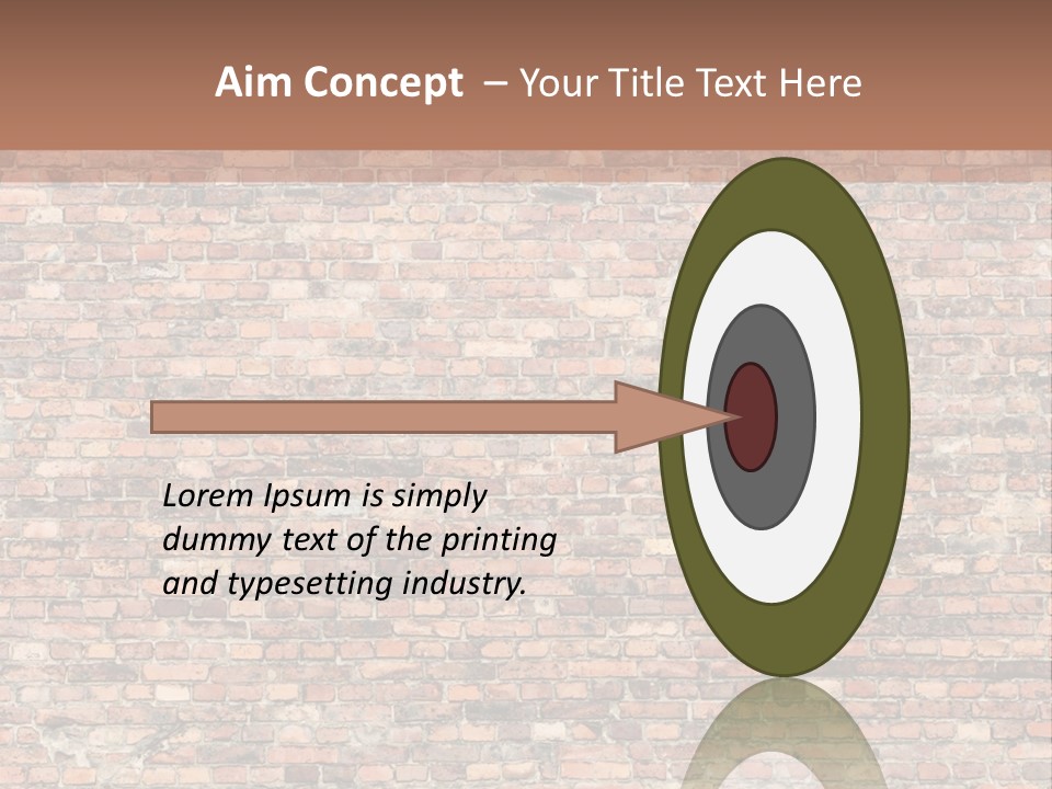 A Brick Wall Powerpoint Presentation Template PowerPoint Template