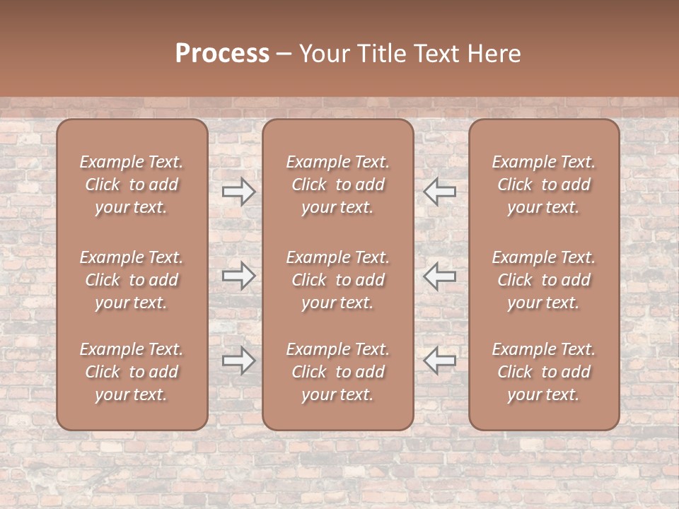 A Brick Wall Powerpoint Presentation Template PowerPoint Template