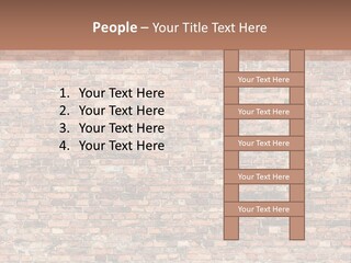 A Brick Wall Powerpoint Presentation Template PowerPoint Template