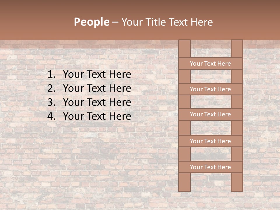 A Brick Wall Powerpoint Presentation Template PowerPoint Template