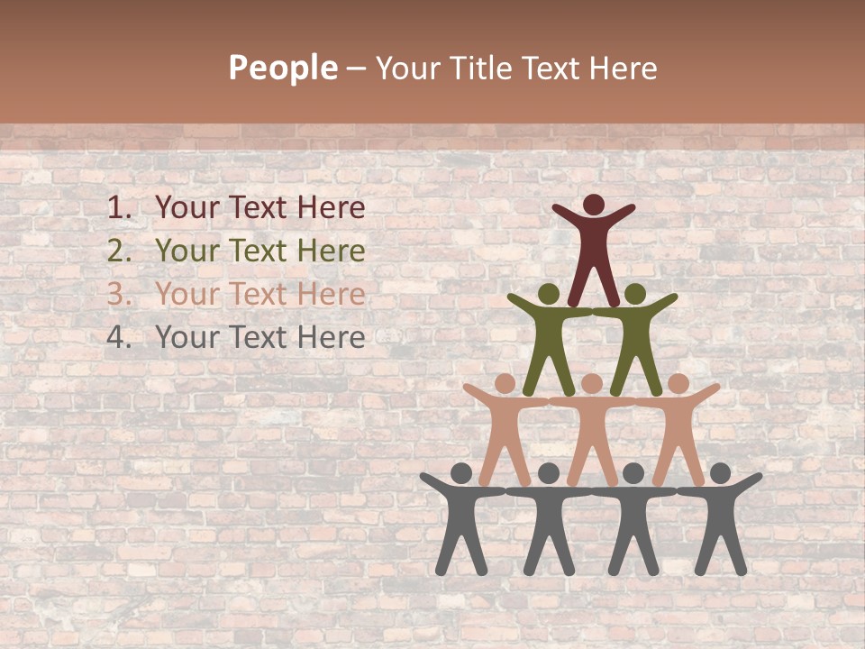 A Brick Wall Powerpoint Presentation Template PowerPoint Template