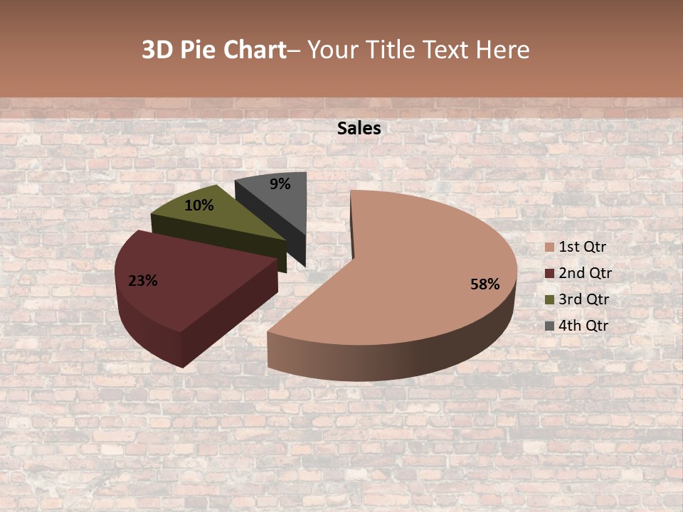 A Brick Wall Powerpoint Presentation Template PowerPoint Template