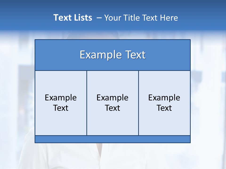 A Woman In A White Shirt Is Smiling PowerPoint Template