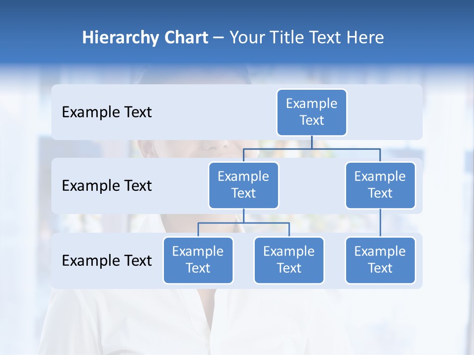 A Woman In A White Shirt Is Smiling PowerPoint Template