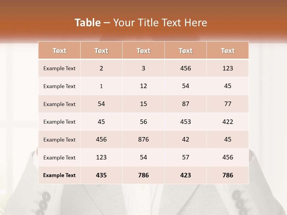 A Man In A Suit Is Holding His Fists Up PowerPoint Template
