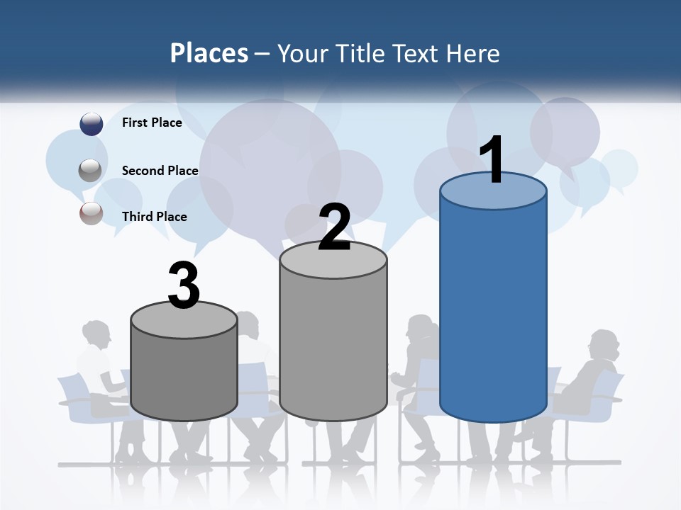 A Group Of People Sitting At A Table With Laptops PowerPoint Template