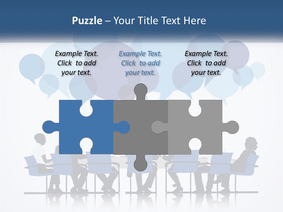 A Group Of People Sitting At A Table With Laptops PowerPoint Template