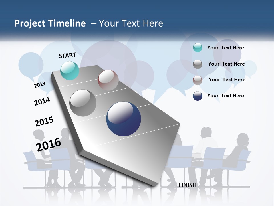 A Group Of People Sitting At A Table With Laptops PowerPoint Template