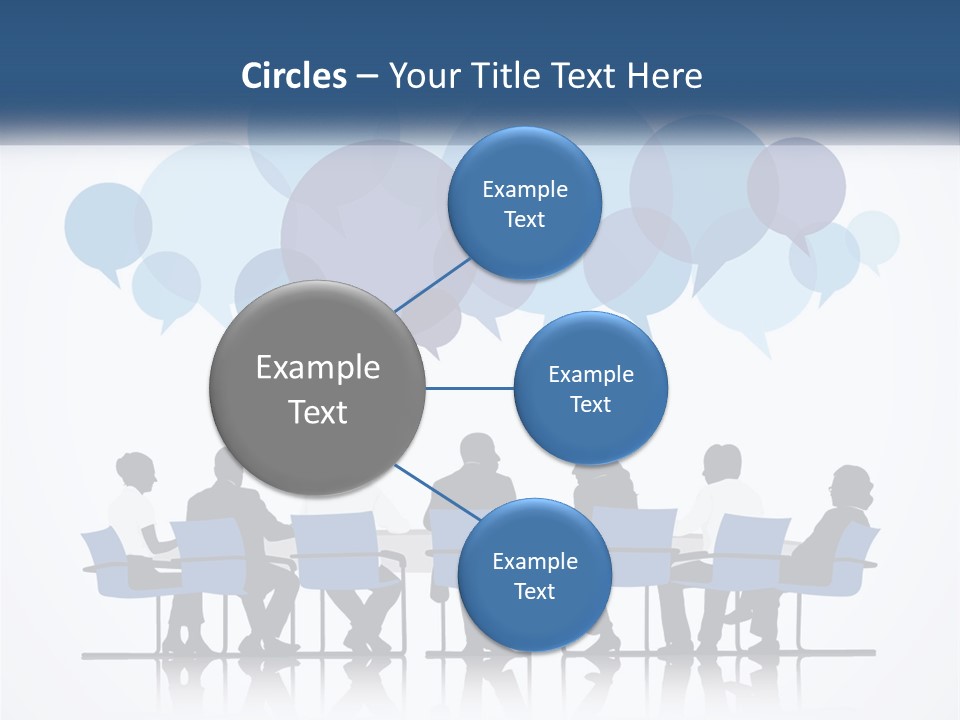 A Group Of People Sitting At A Table With Laptops PowerPoint Template