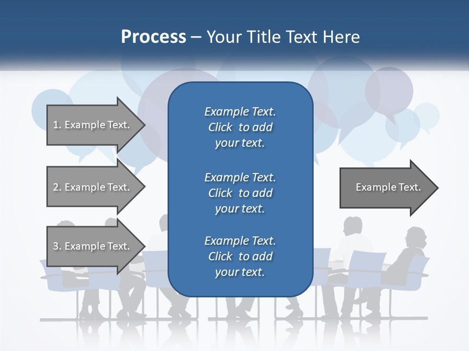 A Group Of People Sitting At A Table With Laptops PowerPoint Template