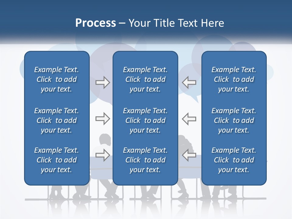 A Group Of People Sitting At A Table With Laptops PowerPoint Template