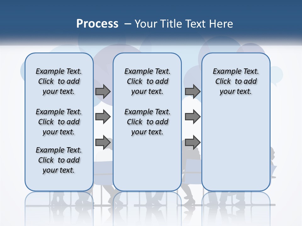 A Group Of People Sitting At A Table With Laptops PowerPoint Template