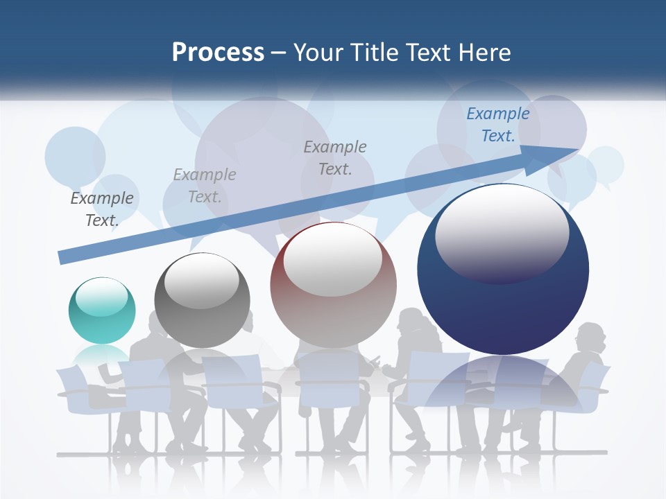 A Group Of People Sitting At A Table With Laptops PowerPoint Template