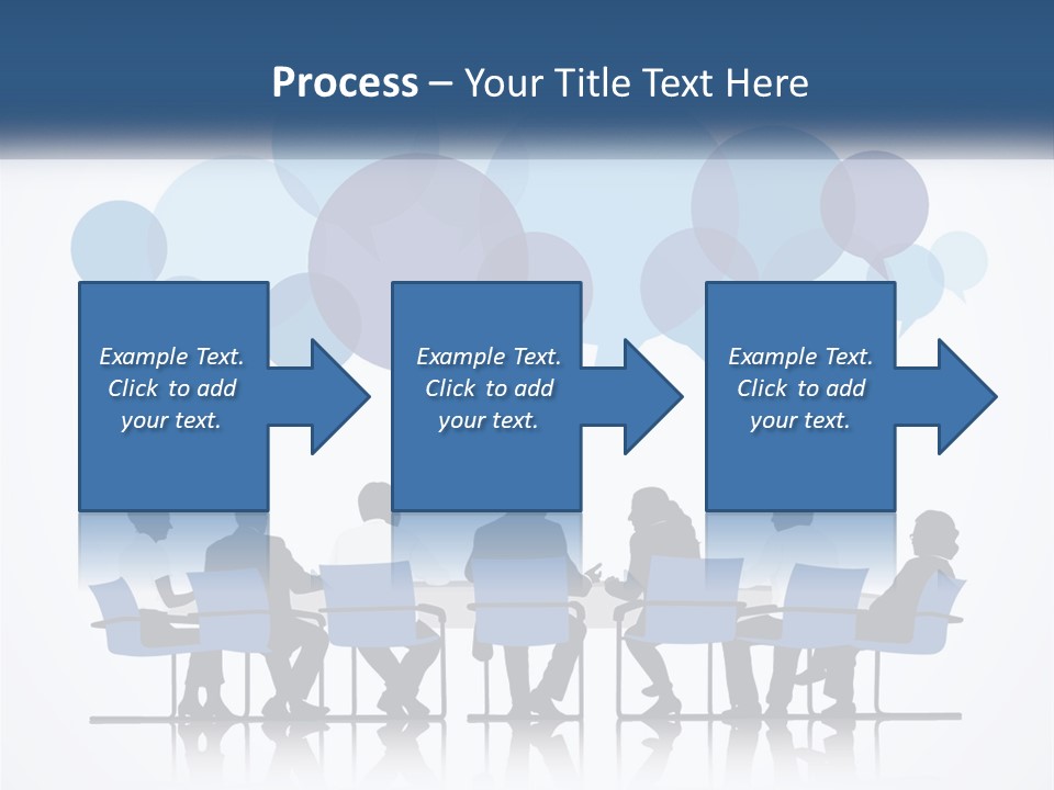 A Group Of People Sitting At A Table With Laptops PowerPoint Template