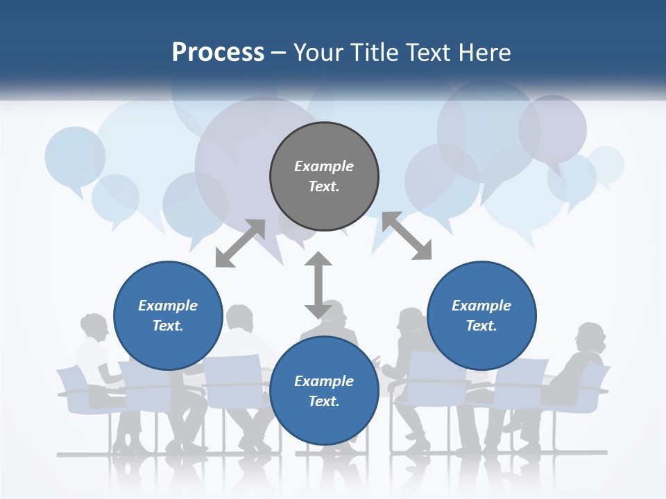 A Group Of People Sitting At A Table With Laptops PowerPoint Template