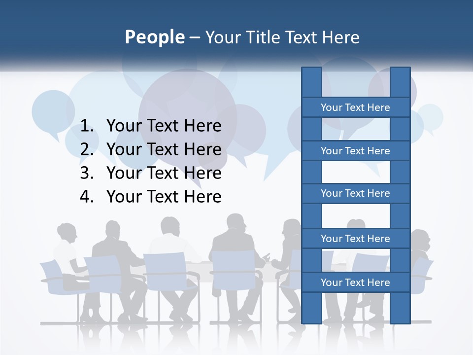A Group Of People Sitting At A Table With Laptops PowerPoint Template
