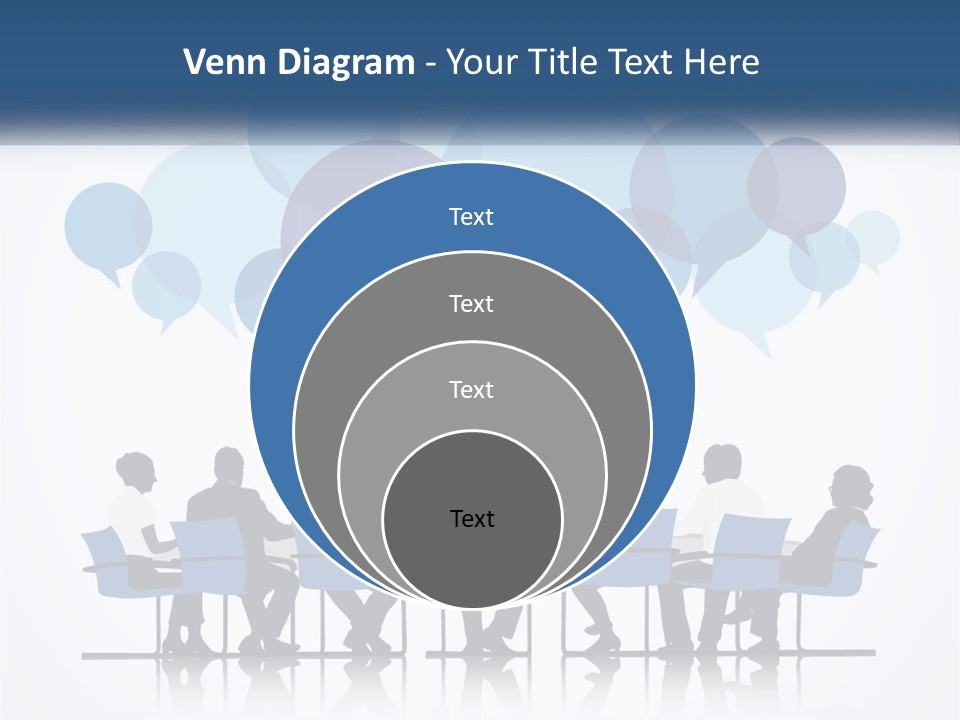 A Group Of People Sitting At A Table With Laptops PowerPoint Template