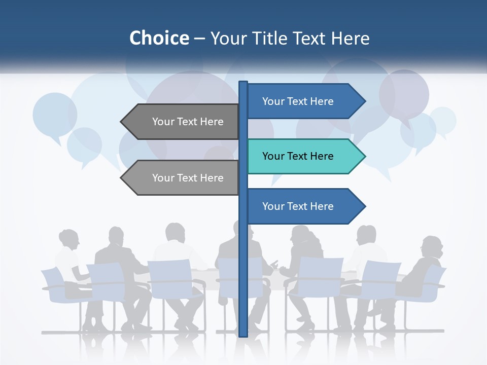 A Group Of People Sitting At A Table With Laptops PowerPoint Template