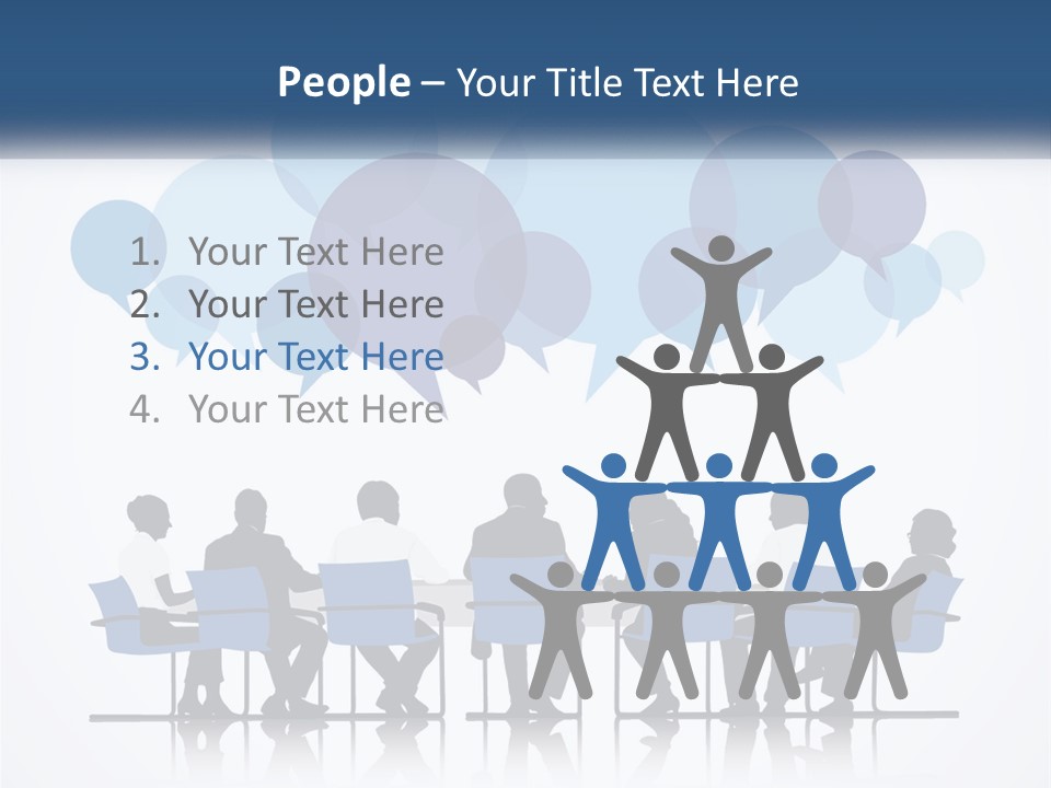 A Group Of People Sitting At A Table With Laptops PowerPoint Template