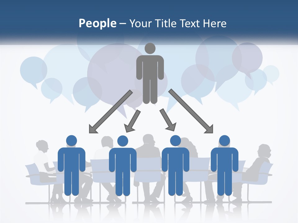 A Group Of People Sitting At A Table With Laptops PowerPoint Template