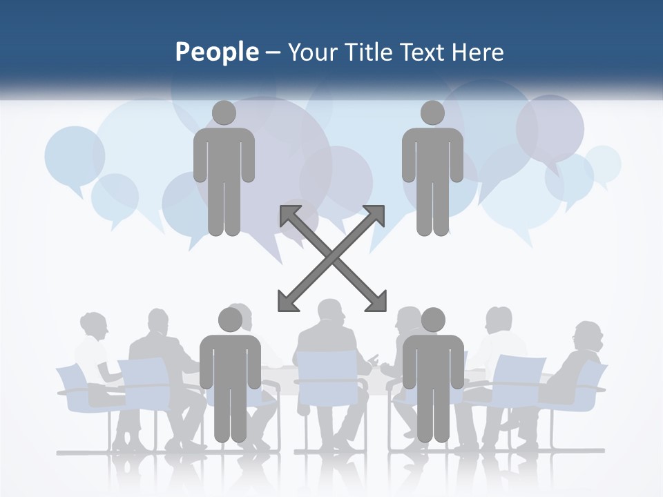 A Group Of People Sitting At A Table With Laptops PowerPoint Template