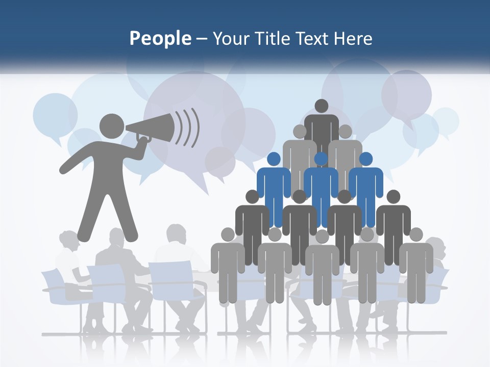 A Group Of People Sitting At A Table With Laptops PowerPoint Template