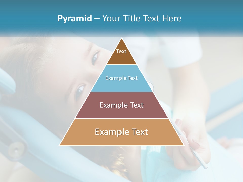 A Little Girl Is Smiling And Having Her Teeth Brushed PowerPoint Template