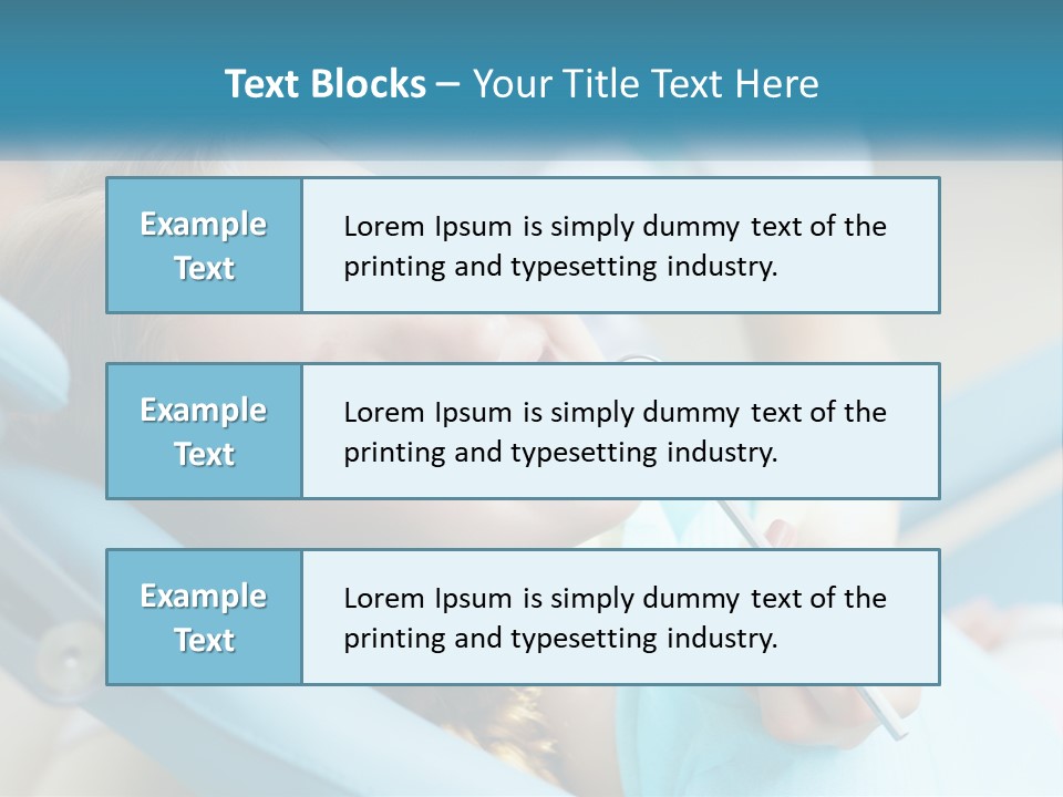 A Little Girl Is Smiling And Having Her Teeth Brushed PowerPoint Template