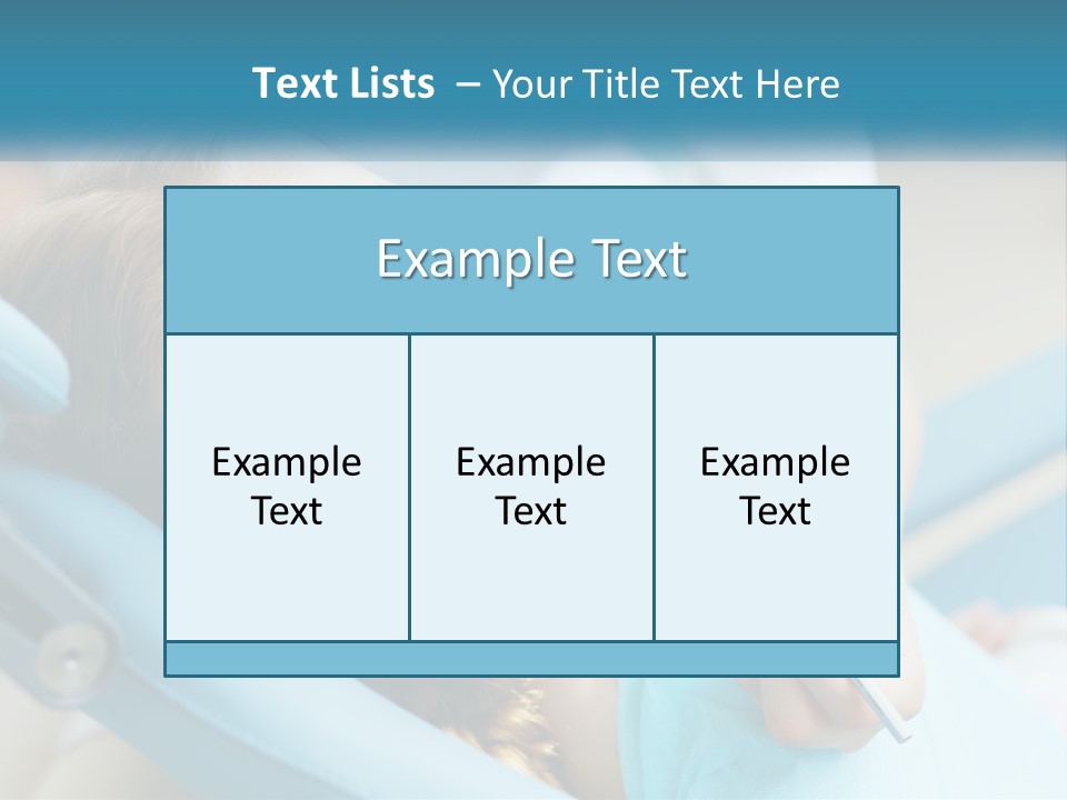 A Little Girl Is Smiling And Having Her Teeth Brushed PowerPoint Template