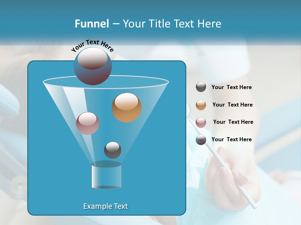 A Little Girl Is Smiling And Having Her Teeth Brushed PowerPoint Template