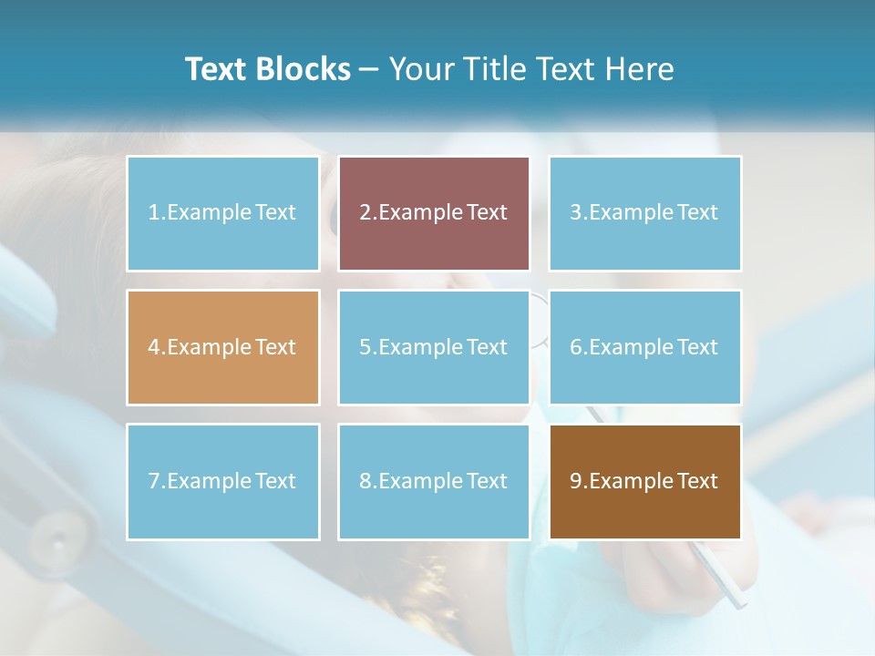 A Little Girl Is Smiling And Having Her Teeth Brushed PowerPoint Template