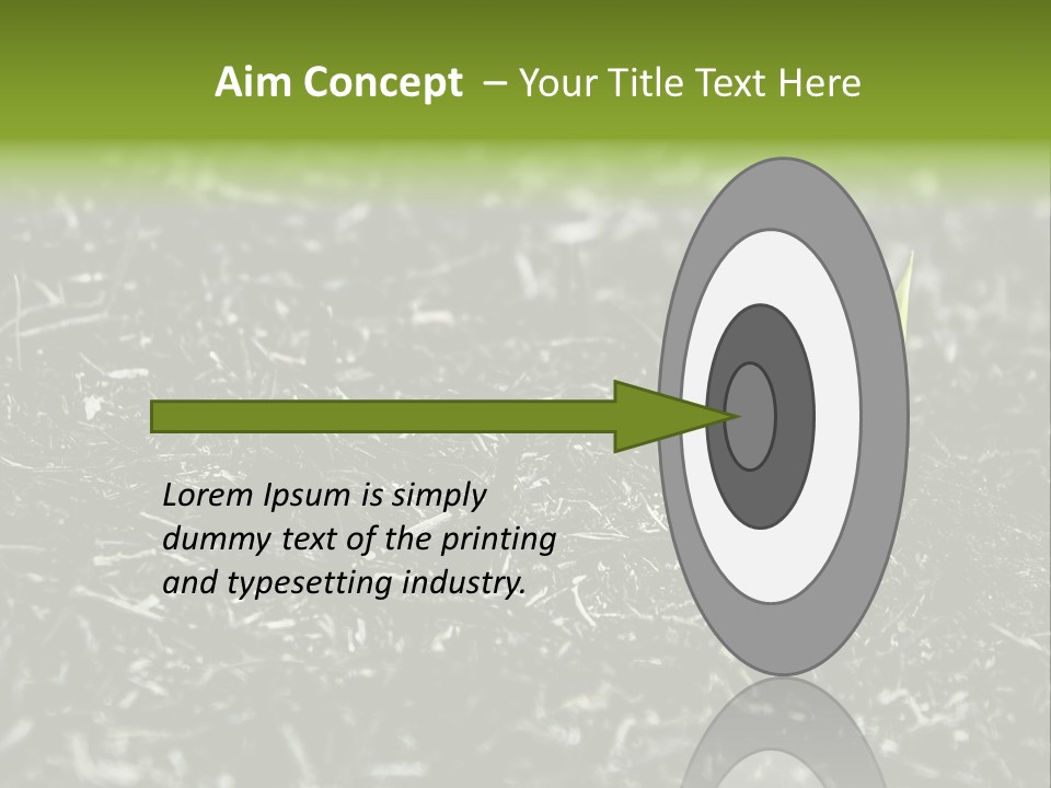 A Green Plant Is Growing Out Of The Ground PowerPoint Template