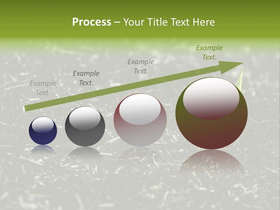 A Green Plant Is Growing Out Of The Ground PowerPoint Template