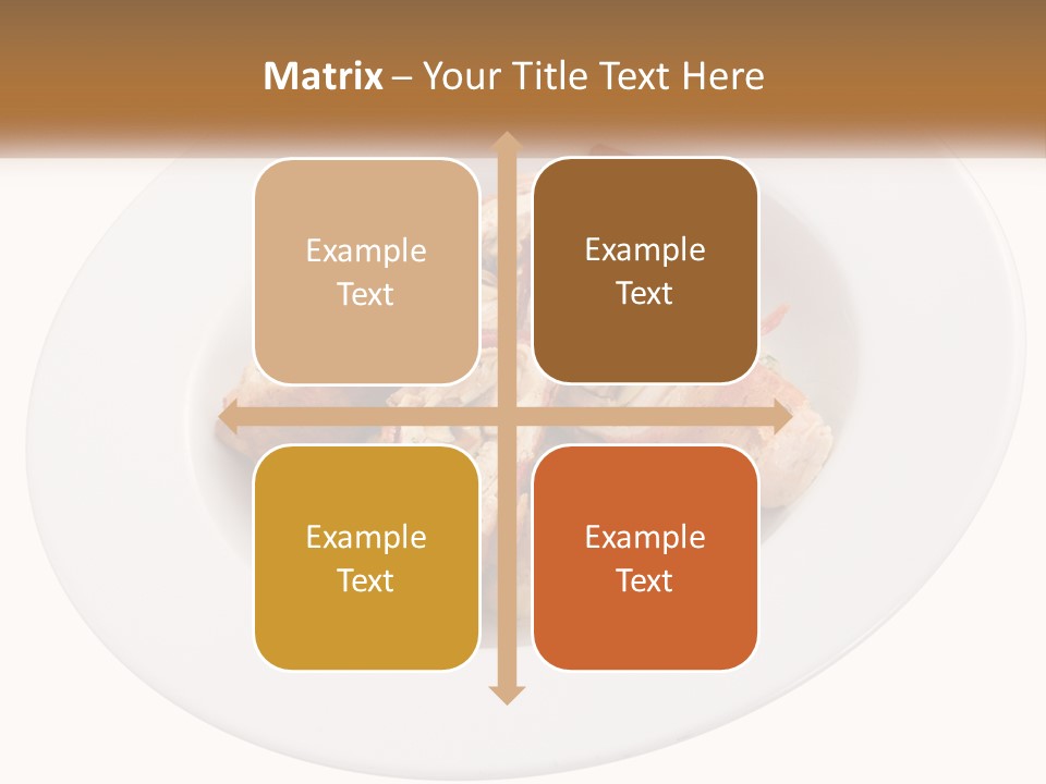 A Plate Of Food With Chicken And Mushrooms On It PowerPoint Template