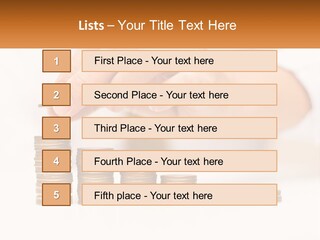 A Person Placing A Coin On Top Of A Stack Of Coins PowerPoint Template