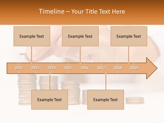 A Person Placing A Coin On Top Of A Stack Of Coins PowerPoint Template