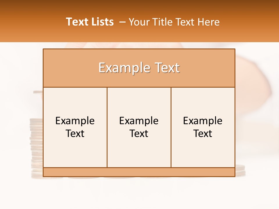 A Person Placing A Coin On Top Of A Stack Of Coins PowerPoint Template