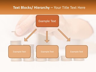 A Person Placing A Coin On Top Of A Stack Of Coins PowerPoint Template