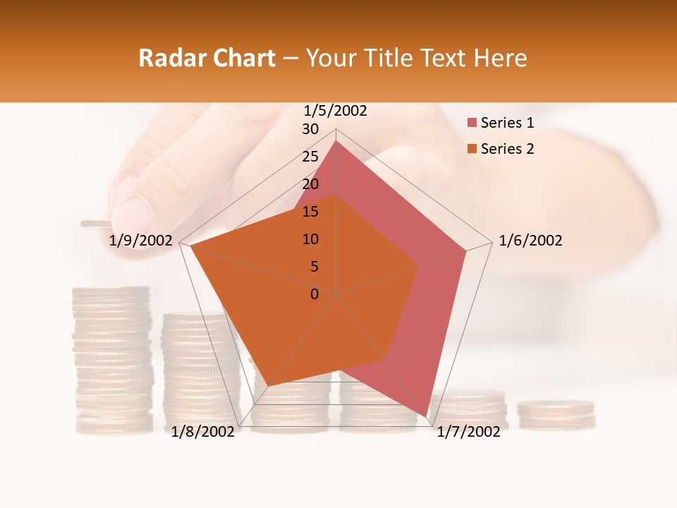 A Person Placing A Coin On Top Of A Stack Of Coins PowerPoint Template