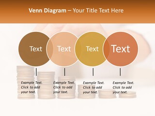 A Person Placing A Coin On Top Of A Stack Of Coins PowerPoint Template