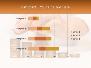 A Person Placing A Coin On Top Of A Stack Of Coins PowerPoint Template